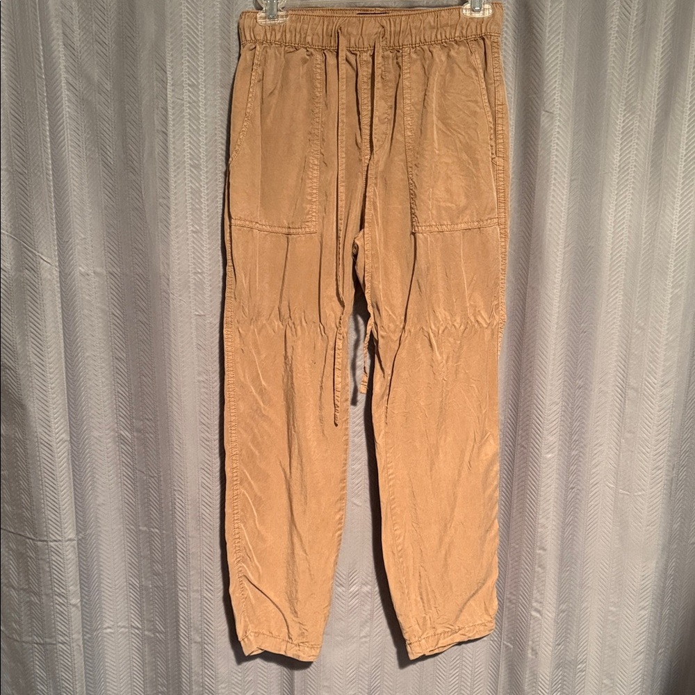 Sanctuary Camel Drawstring Utility Joggers